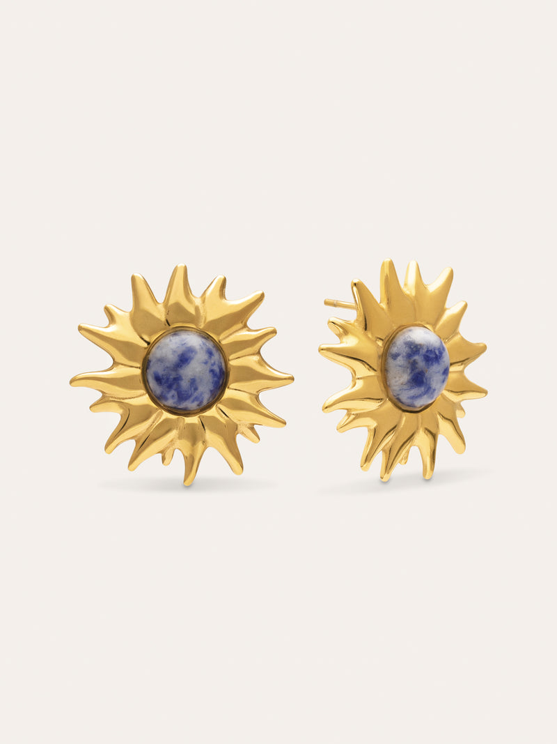 Pendientes Sole Catalina Acero Baño Oro