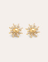 Little Sun Stainless Steel Gold Earrings