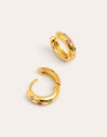 Spark Color Gold Earrings