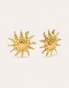 Pendientes Sun Light Acero Baño Oro
