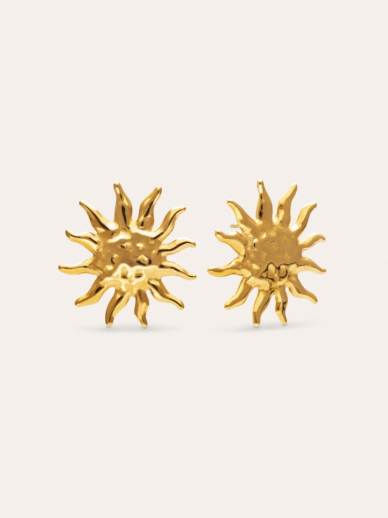 Ohrringe Sunna Edelstahl mit 18kt Goldbeschichtung