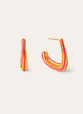 Tropical Stainless Steel Gold Earrings