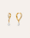 Victoria Gold-Plated Earrings