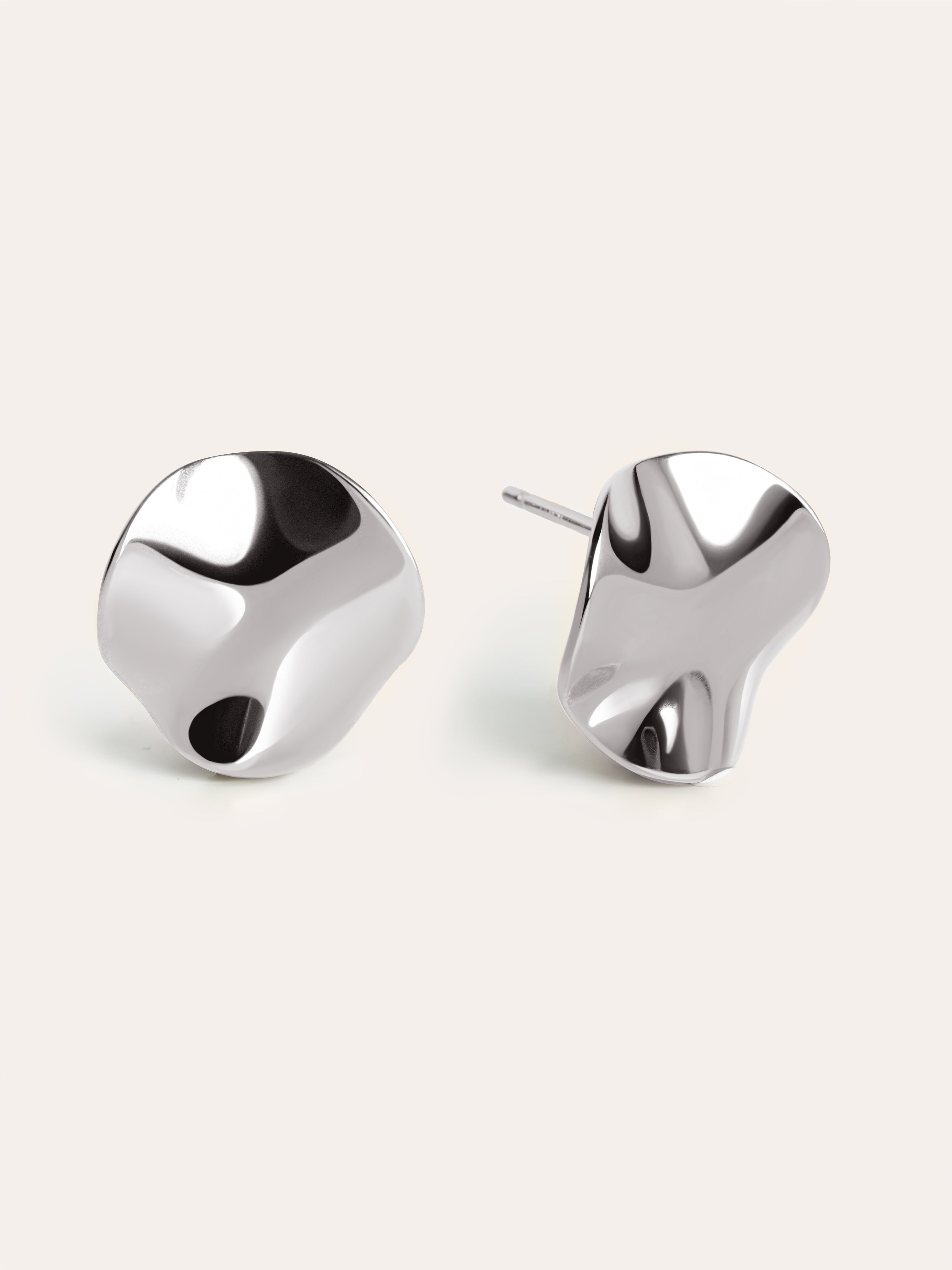 Waves Stainless Steel Earrings