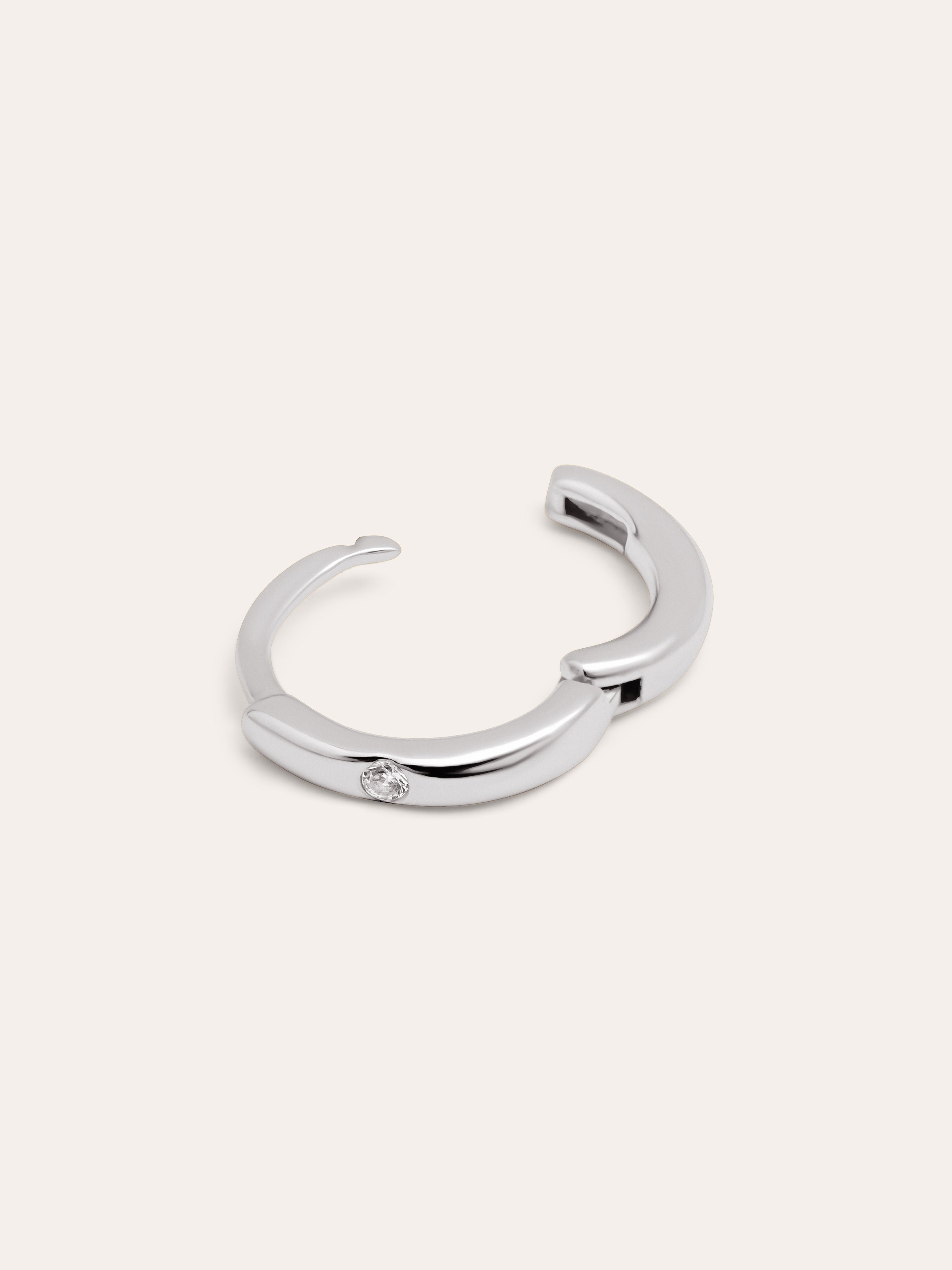 Boucle d'oreille simple anneau Klein Spark M