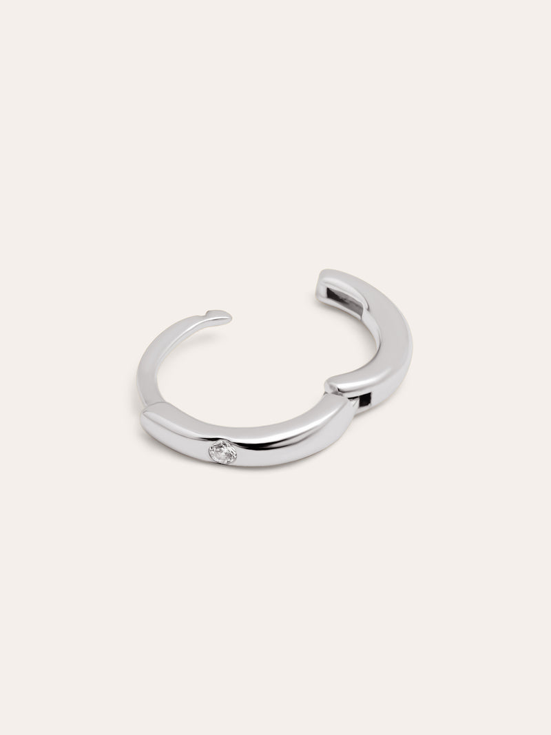 Boucle d'oreille simple anneau Klein Spark M