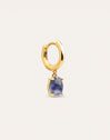 Catalina Stones Hoop Gold Single Earring