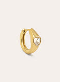 Heart Gold Baño Single Earring