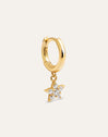 Starlight Gold Hoop Single Earring