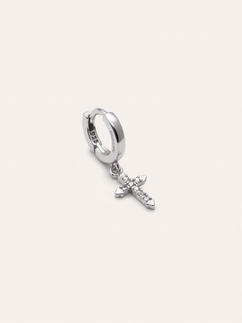 Boucle D’oreille à L’unité Créole Penélope Argent