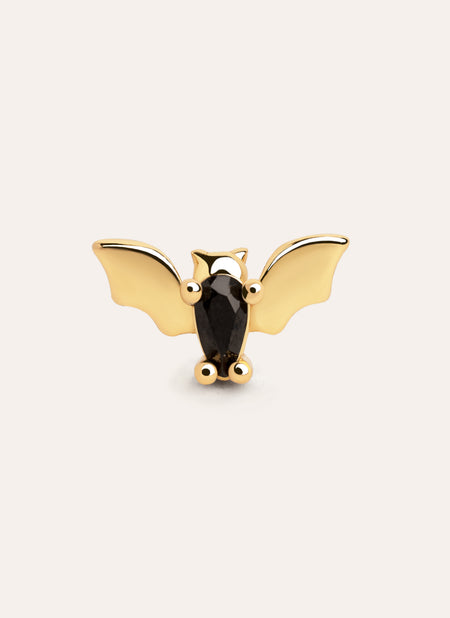 Boucle D’oreille à L’unité Boo Bat plaqué or