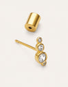 Imagen detalle de Bubbles Spark Gold-Plated Single Earring
