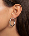 Boucle d'oreille simple Créole Cleo M