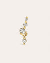 Comet Gold Single Earring