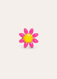 Pink Daisy May Gold Stainless Steel Single Earring