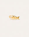 Brinco Solto Fishbone Spark Banho Ouro