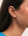 Boucle D’oreille à L’unité Gambita Argent Plaqué Or