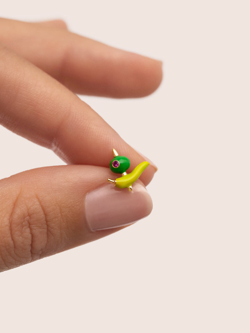 Pendiente Suelto Gilda Baño Oro