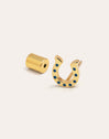 Horseshoe Gold Single Earring 