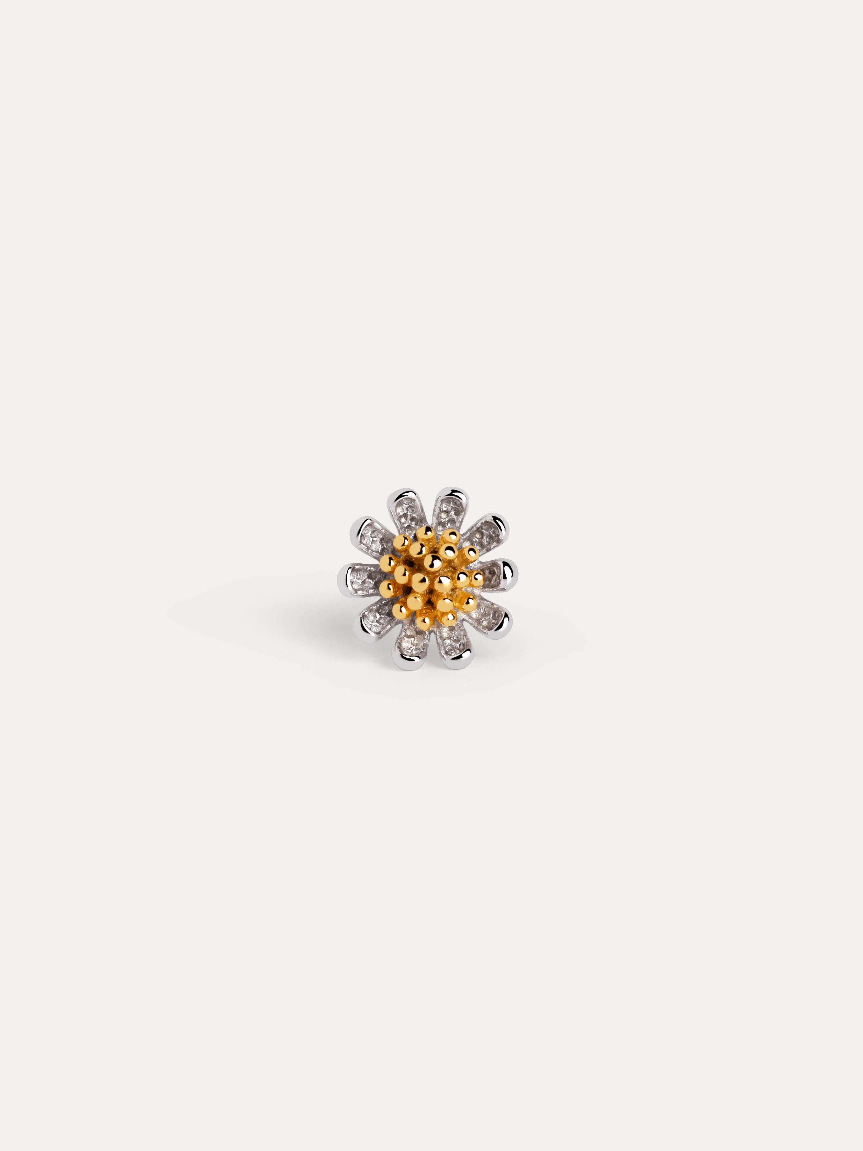 Daisy Gold Single Earring