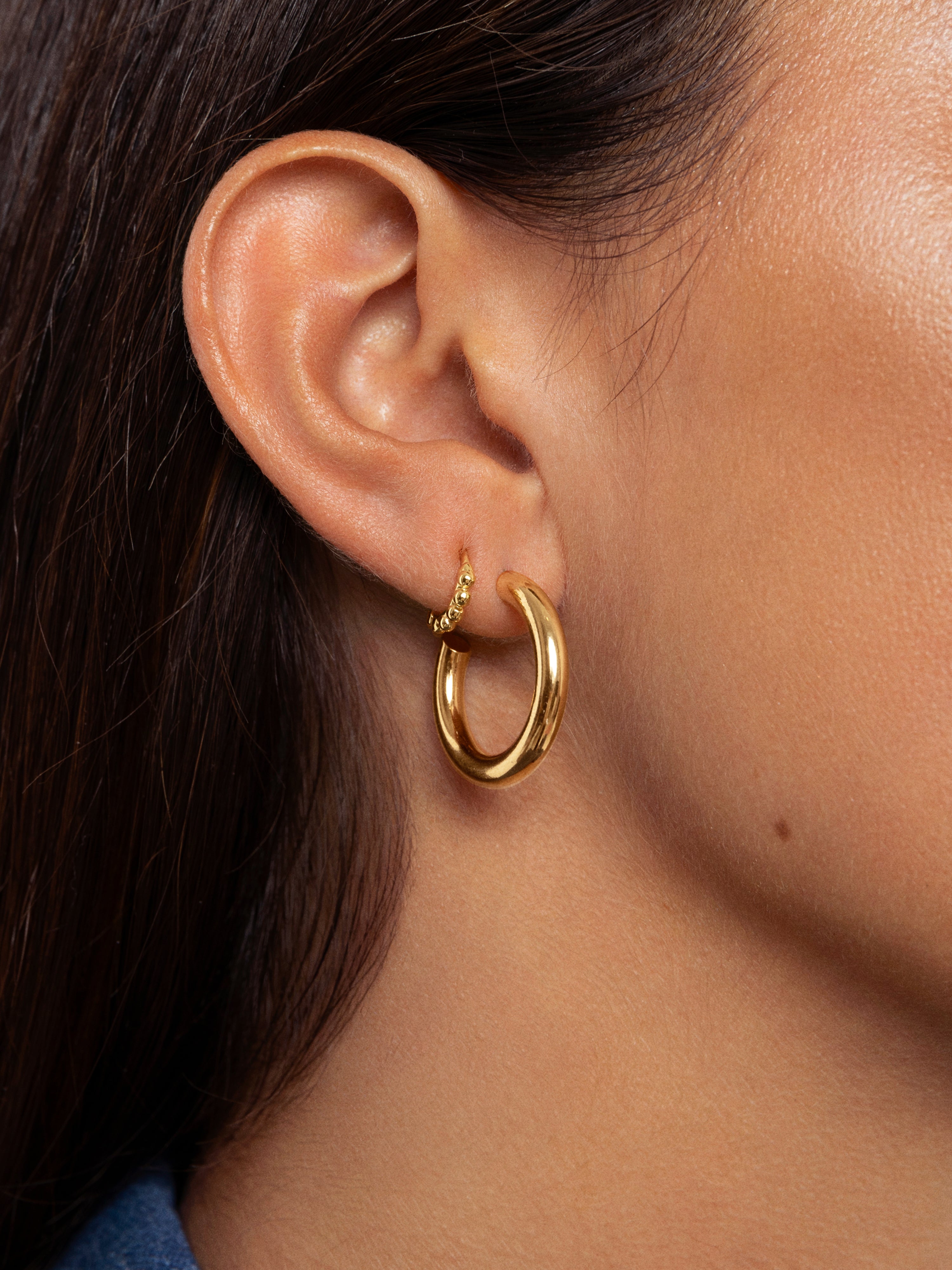 Nairobi Gold Hoop Earrings