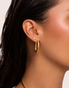 Lightning Bolt Spark Gold Single Earring