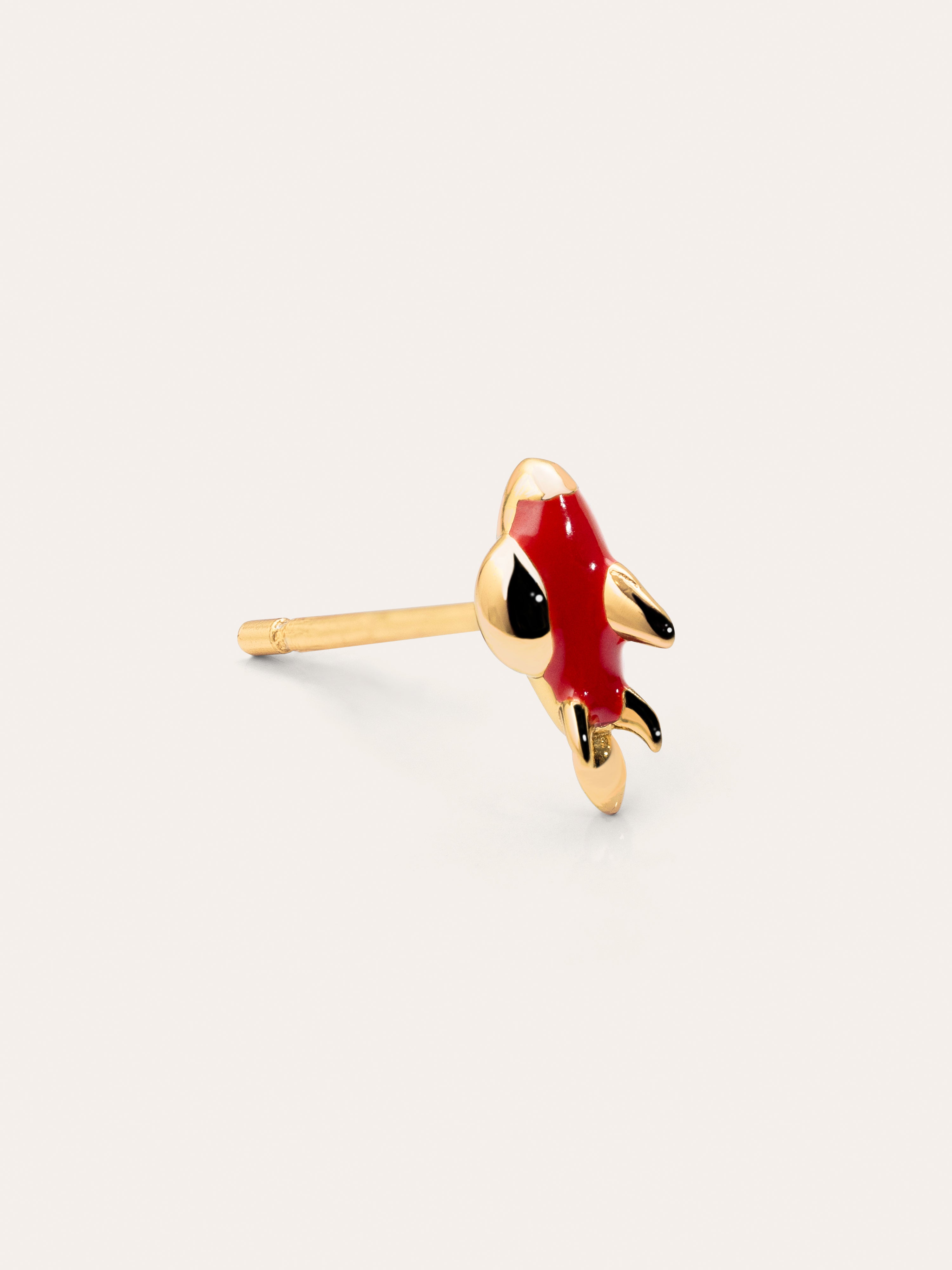 Rocket Gold Single Earring