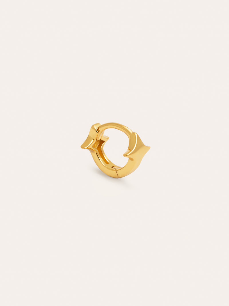 Boucle D’oreille à L’unité Tiny Star Argent Plaqué Or