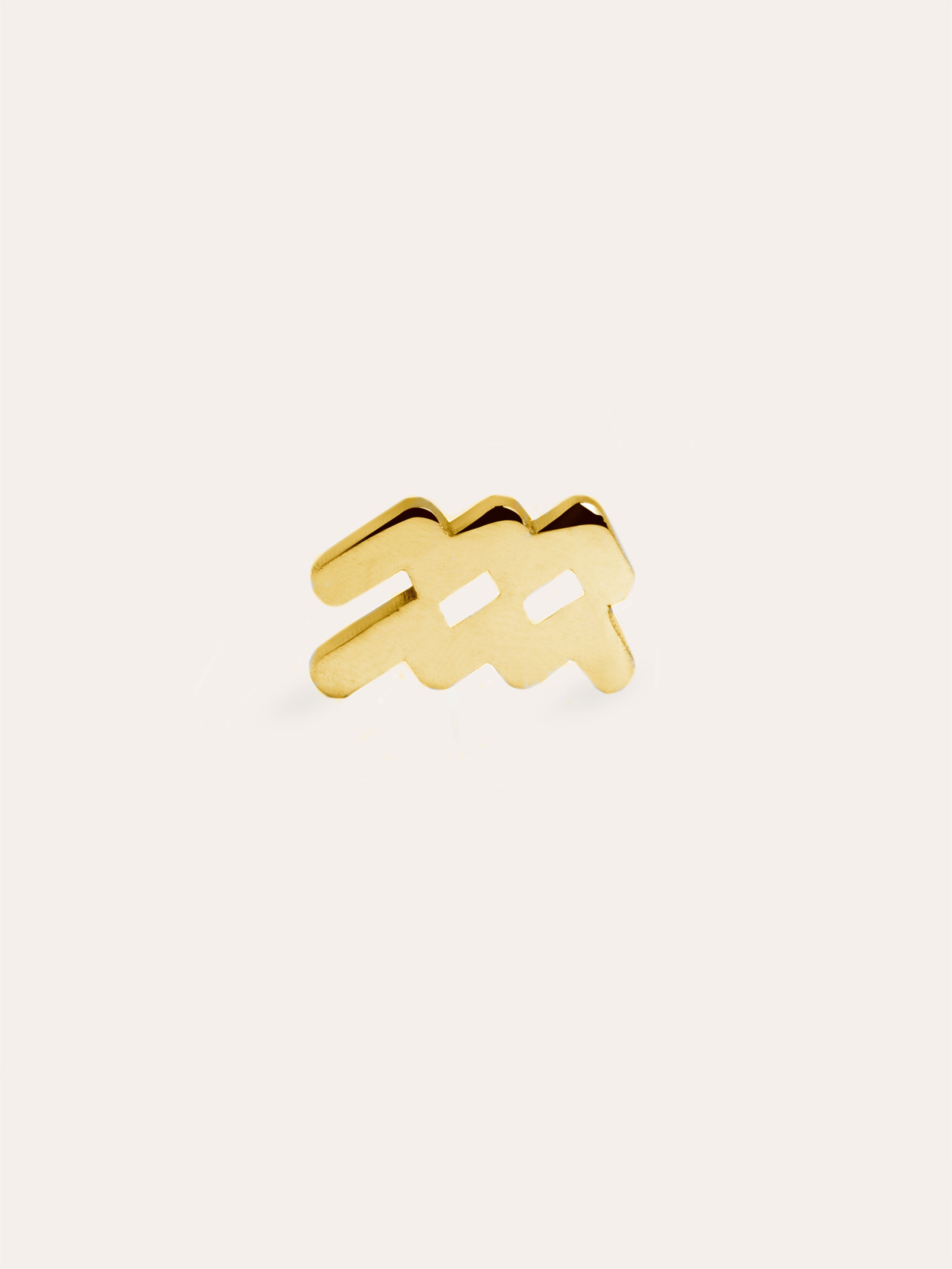 Zodiac Gold Single Earring