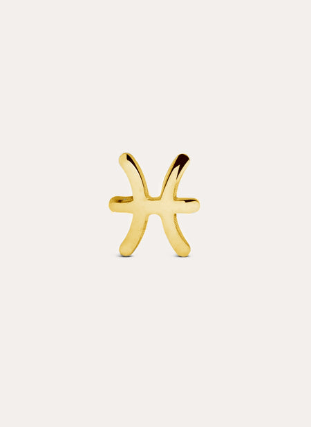 Zodiac Gold Single Earring