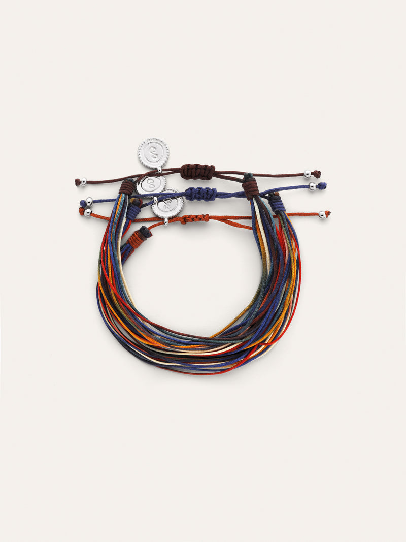 3er-Pack Bruma Rainbow Armbänder Stahl, ohne Bad