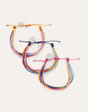 Set 3 Carla Rainbow Armbänder aus Stahl