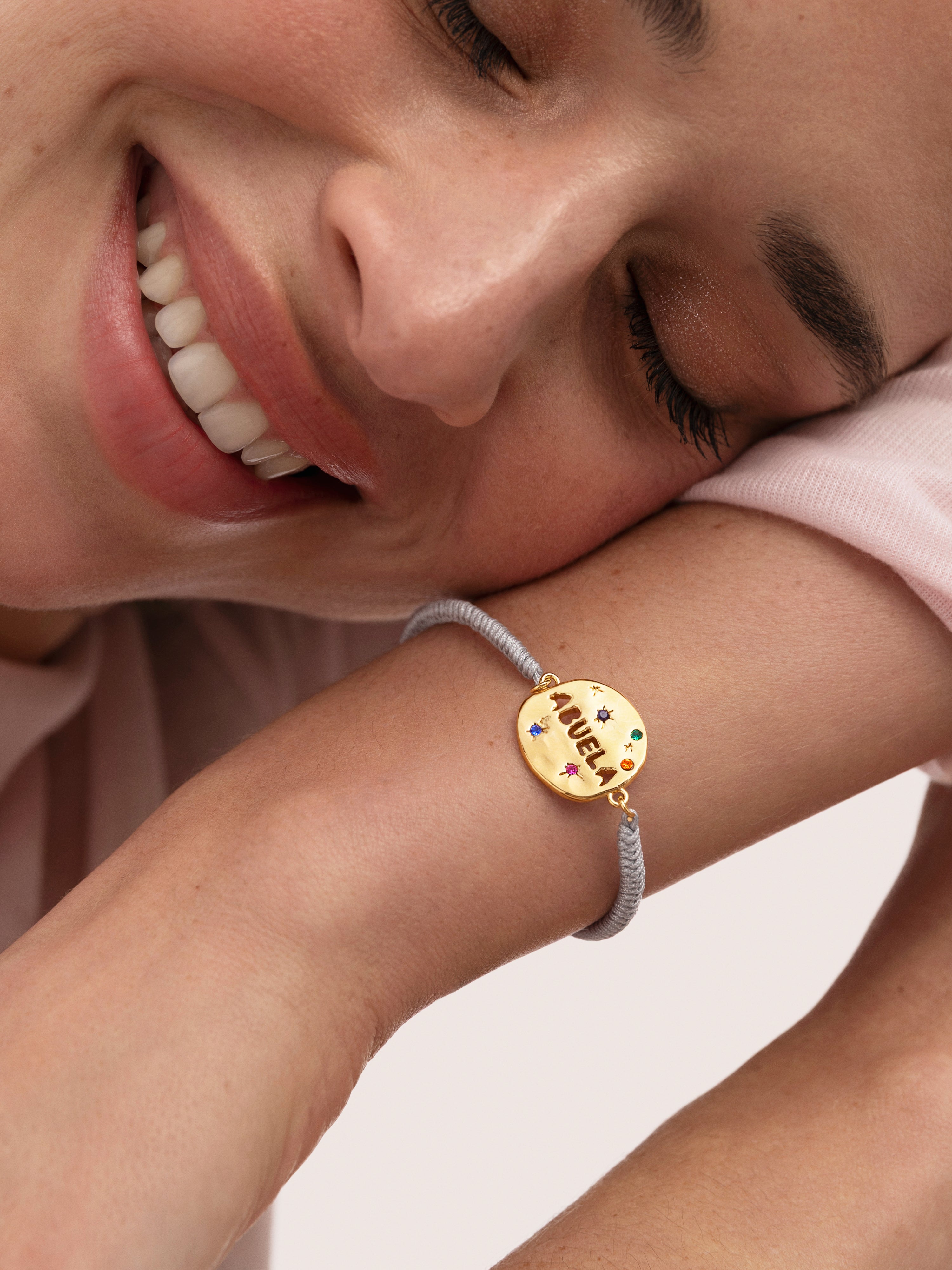 Pulsera Abuela Colors Baño Oro