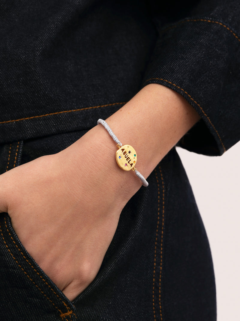 Pulsera Abuela Colors Baño Oro