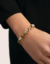 Armband Alpine Stones Edelstahl mit Goldbeschichtung
