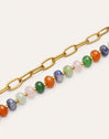 Armband Alpine Stones Edelstahl mit Goldbeschichtung