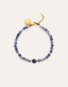 Armband Amulet Kyanit 18kt vergoldet