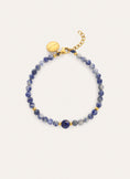 Armband Amulet Kyanit 18kt vergoldet