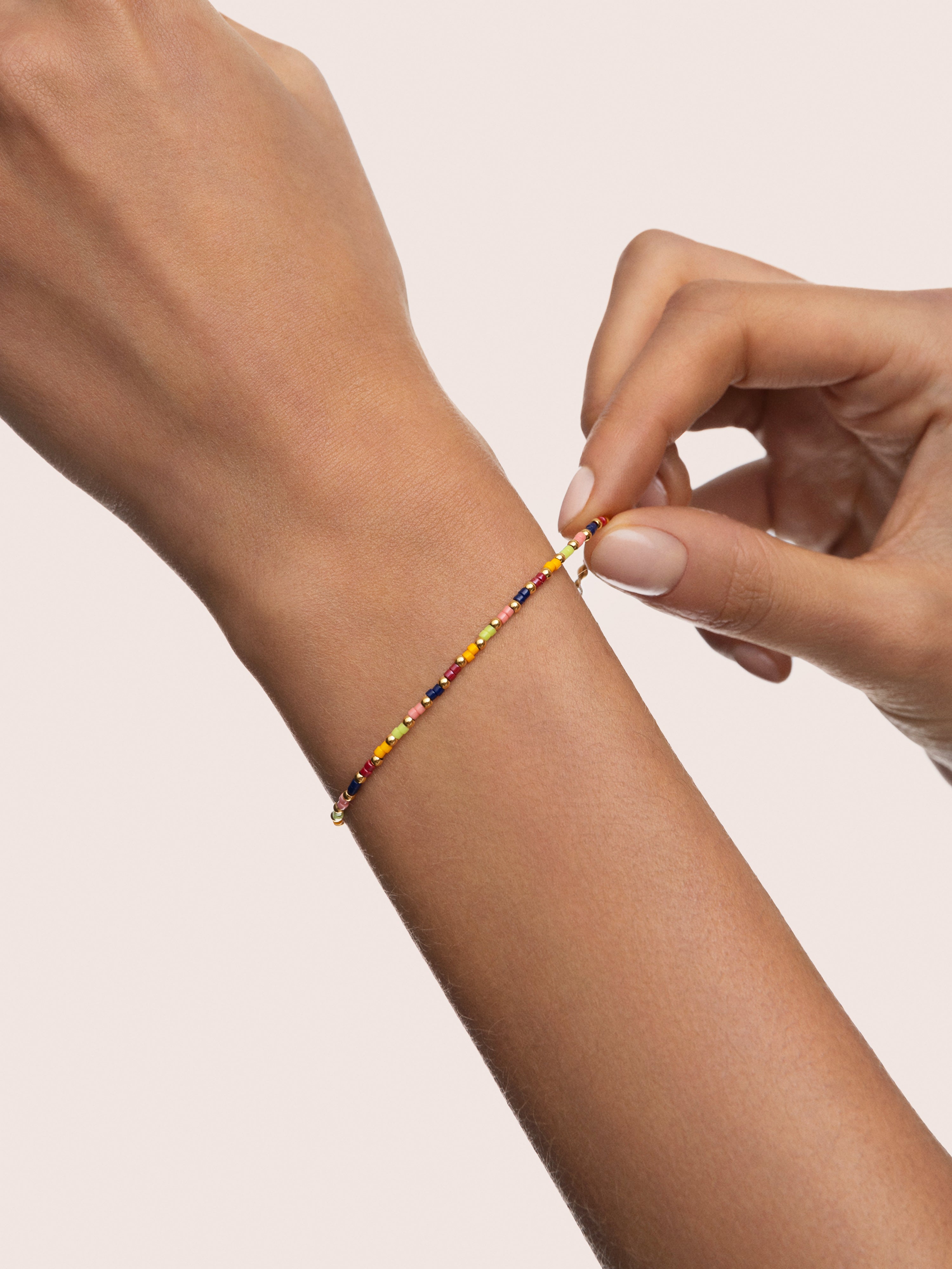 Áura Colors Armband Stahl, vergoldet