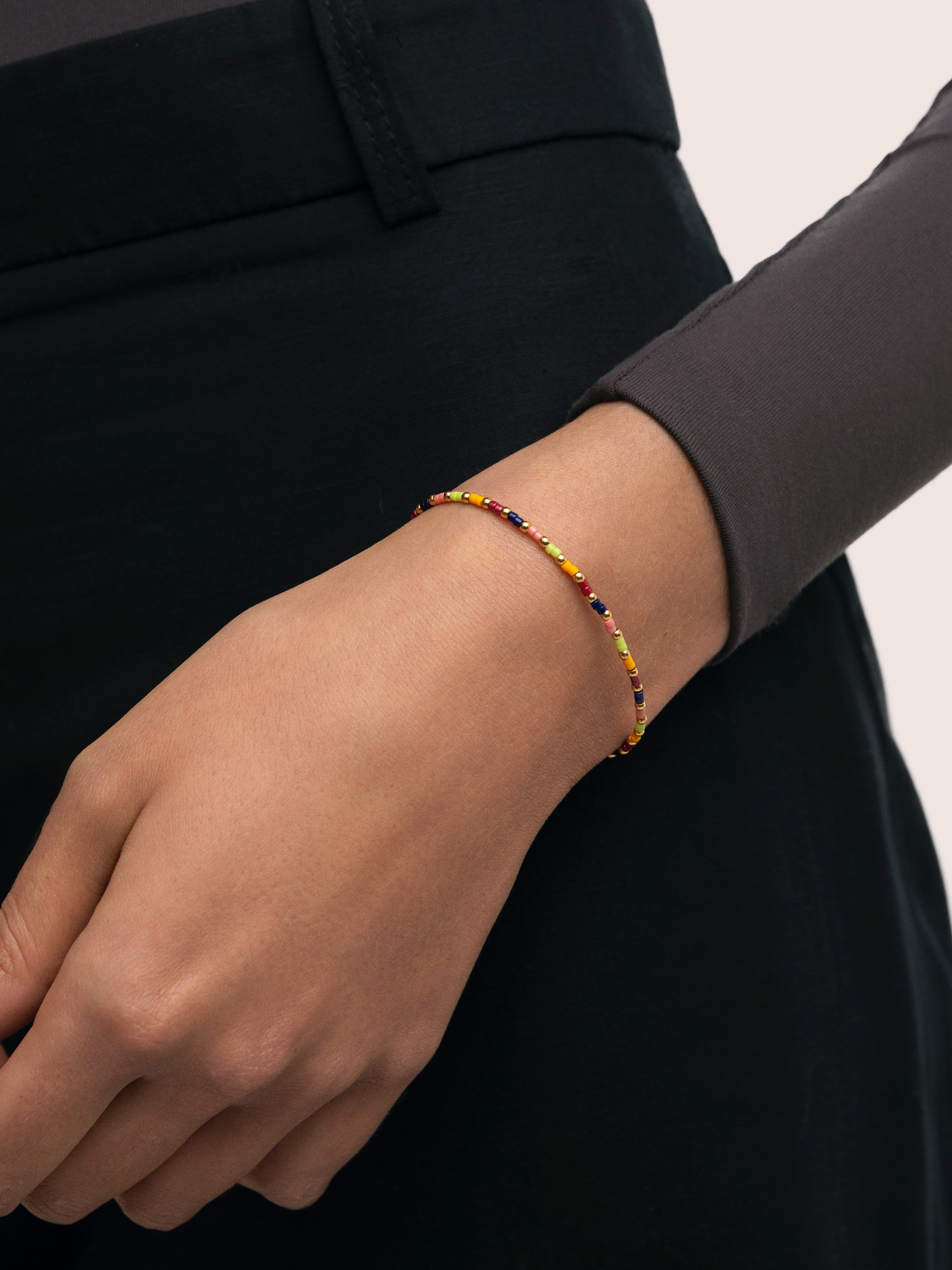 Áura Colors Armband Stahl, vergoldet