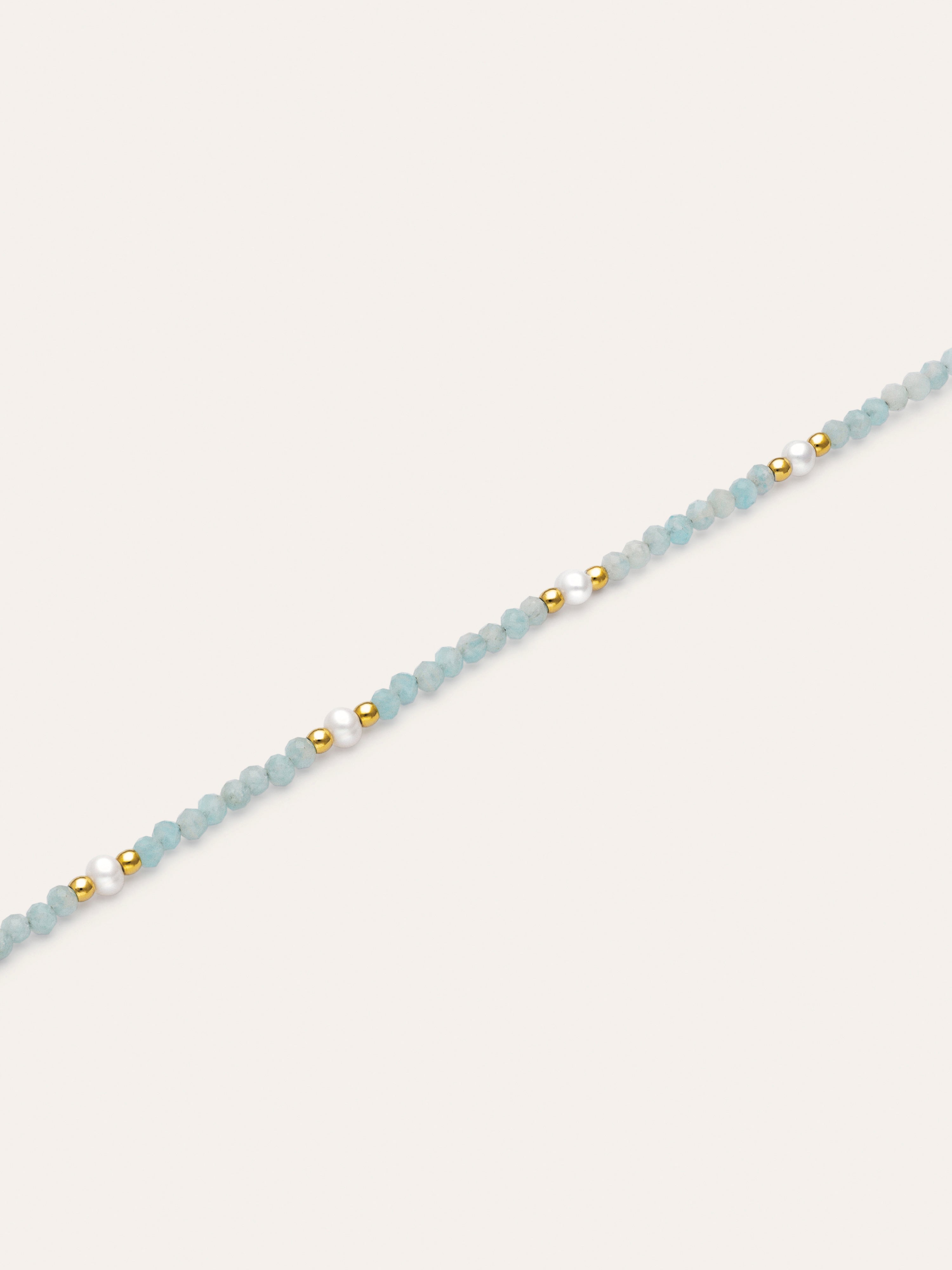 Bracelet Azulina Acier Plaqué Or