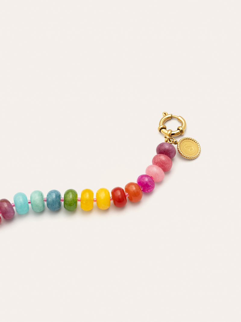 Bloom Stones Armband Edelstahl, vergoldet