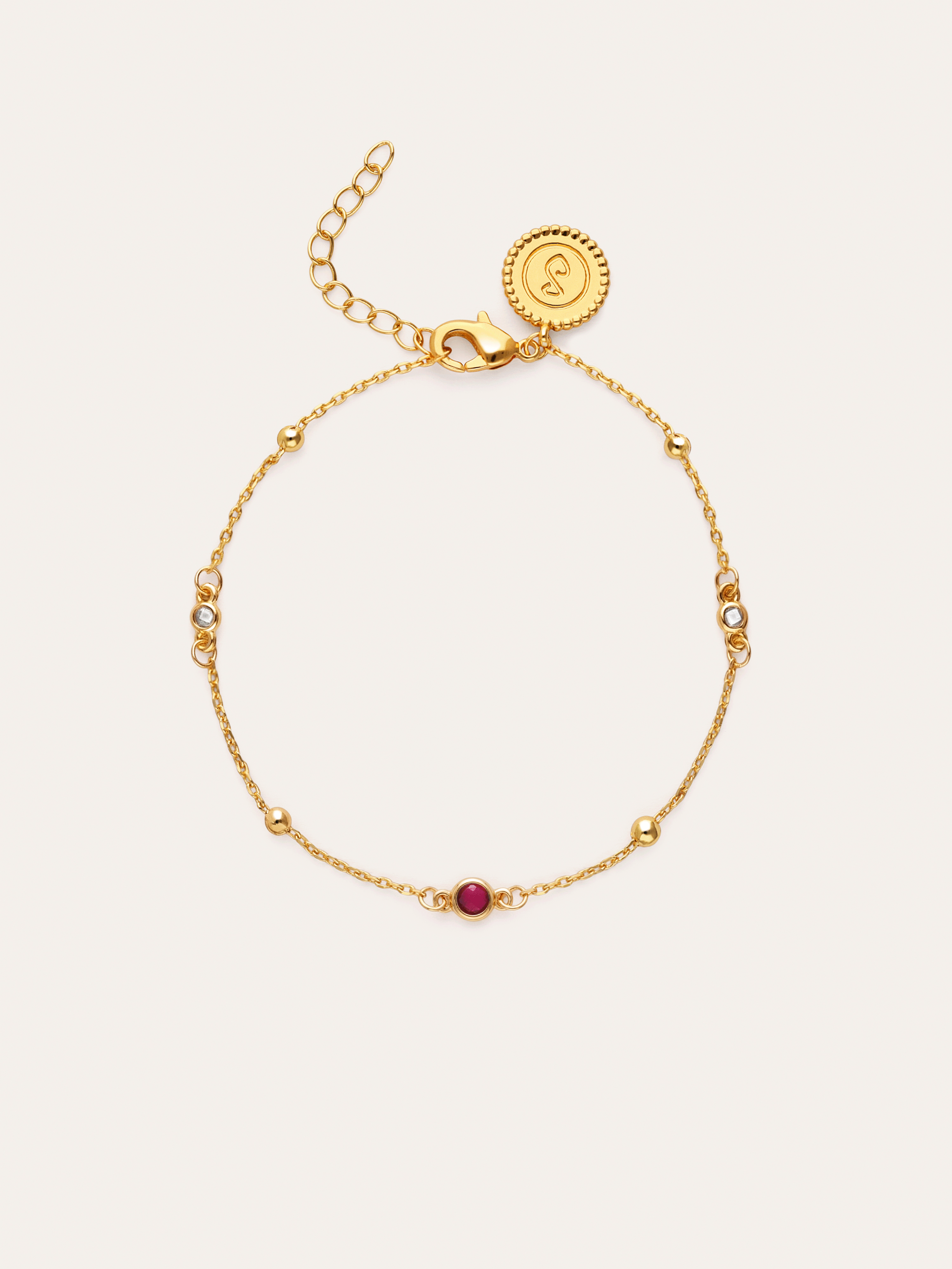 Bracelet Pierre de Naissance Plaqué Or