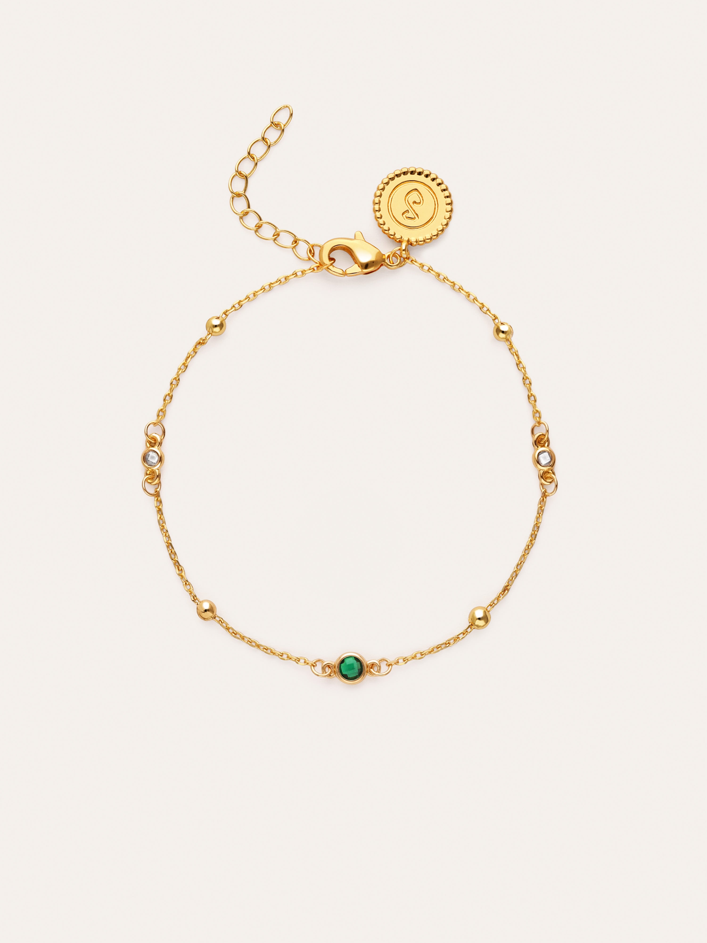 Bracelet Pierre de Naissance Plaqué Or