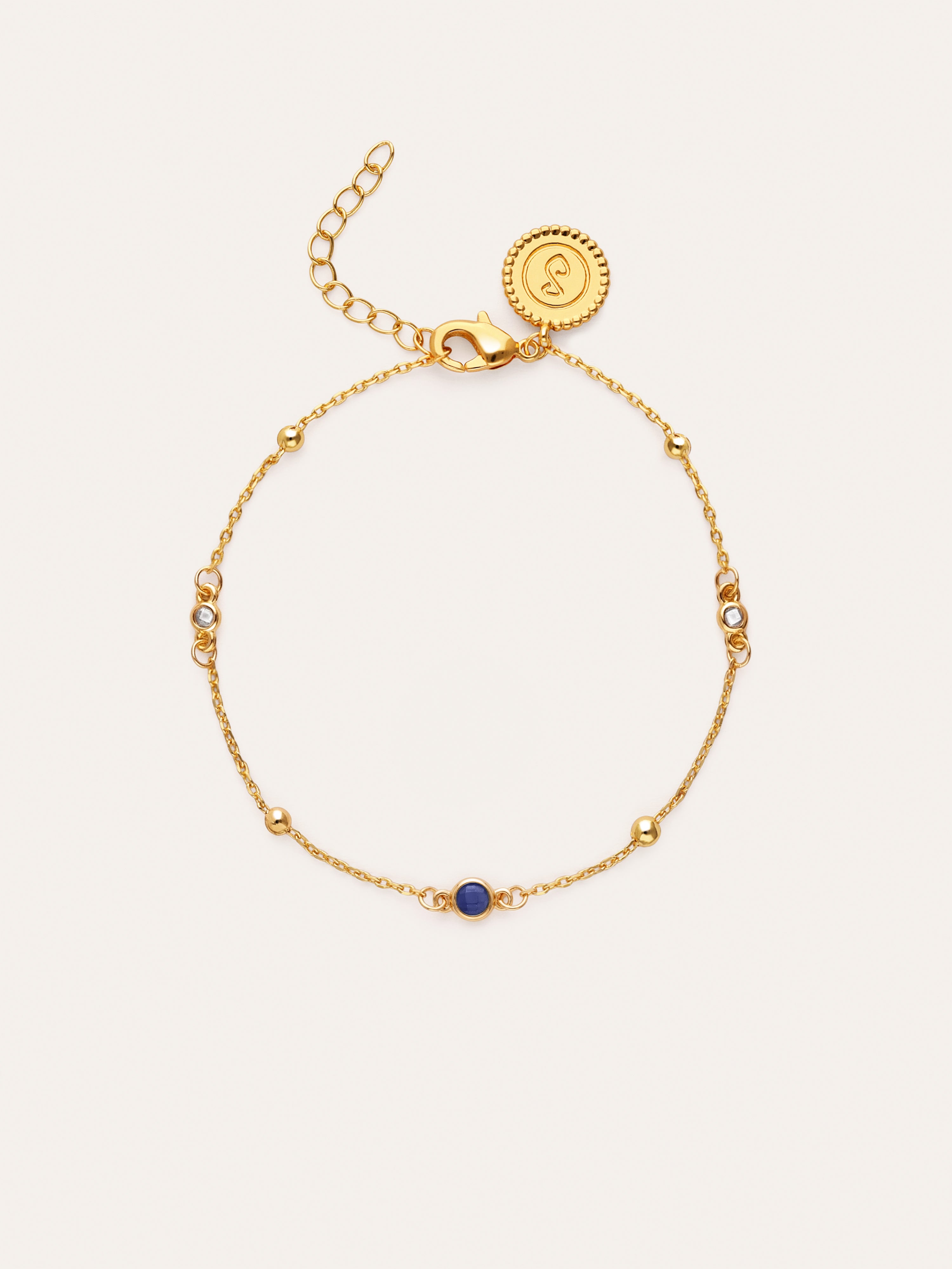 Bracelet Pierre de Naissance Plaqué Or