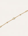 Birthstone Armband Silber, vergoldet