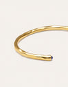 Bracciale Rigido Cane Cianite Placcato Oro