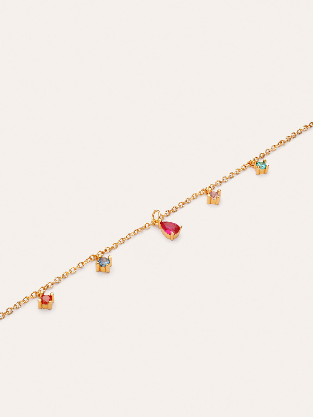 Imagen detalle de Bracelet Cascade Colors plaqué or