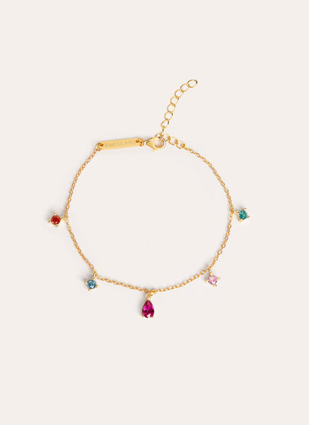 Cascade Colors Gold Bracelet 