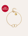 Pulsera Circles Twist Baño Oro